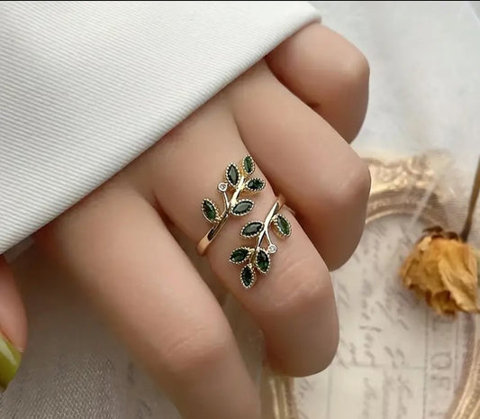 Palestine olive branch ring