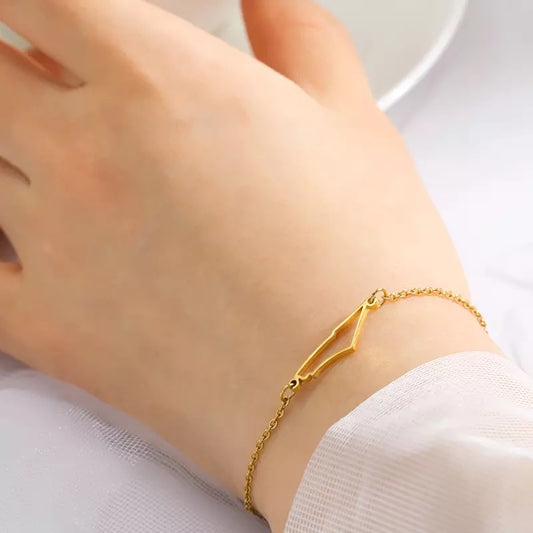 Palestine map bracelet