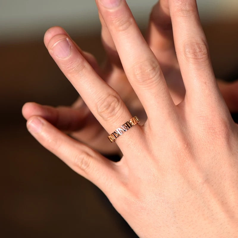 Laser cut custom ring