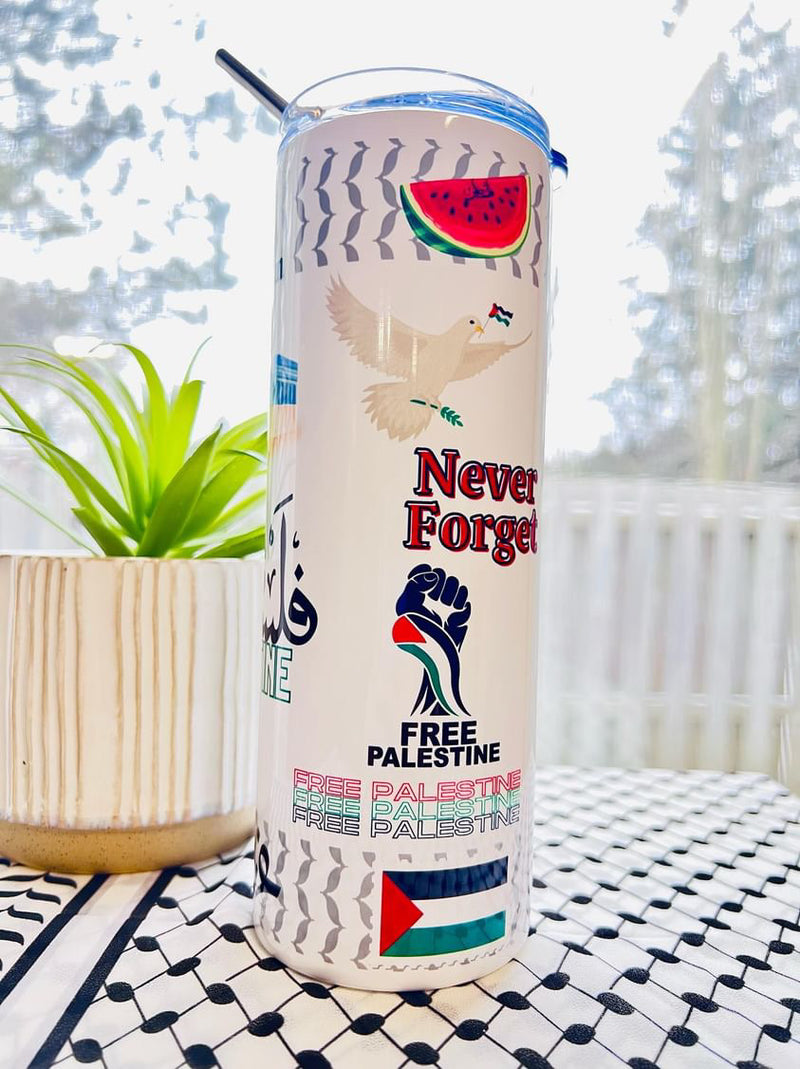 Palestine tumbler bottle