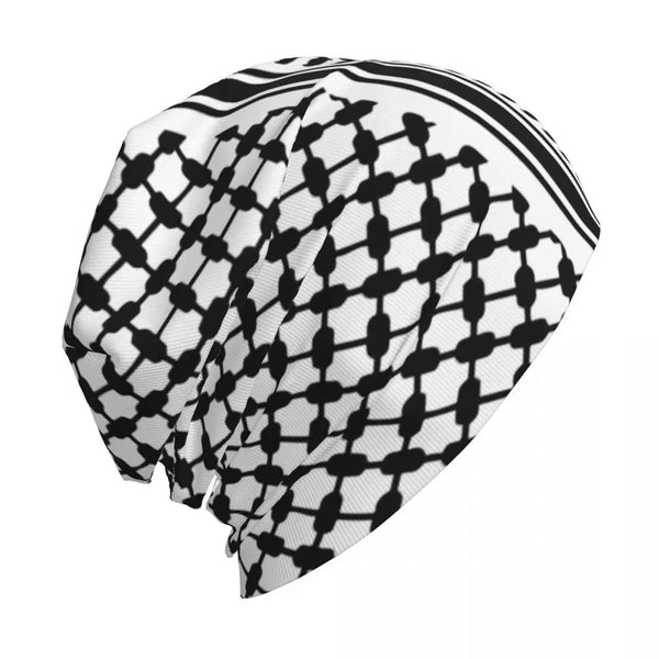 Palestine kufiya beanie hat