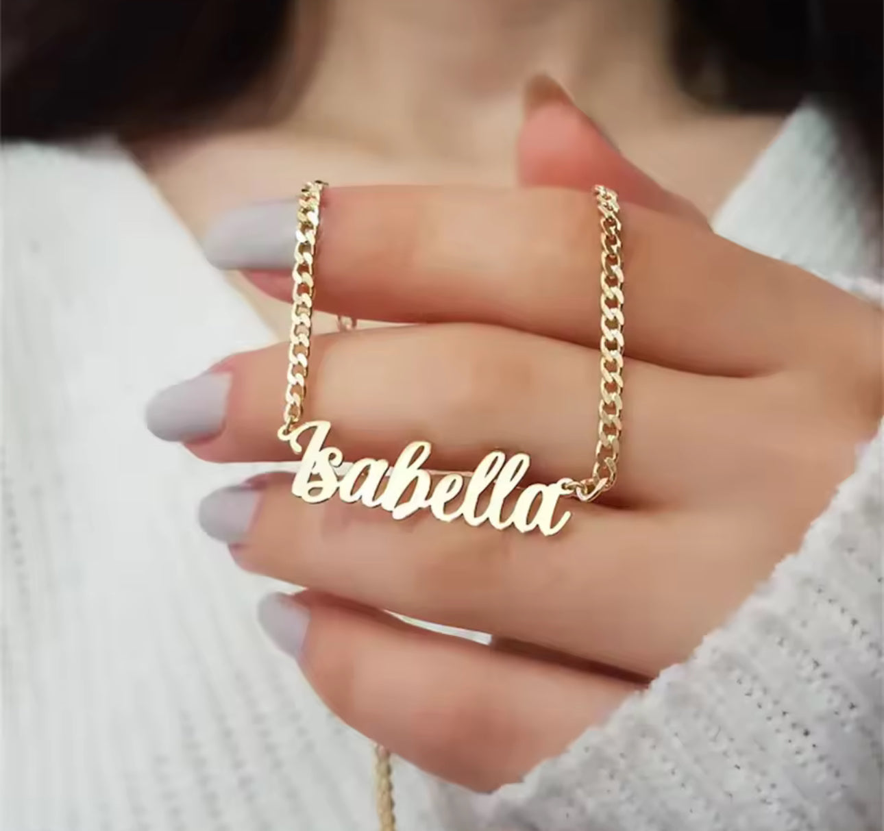 Customized Name Necklace in Any language.