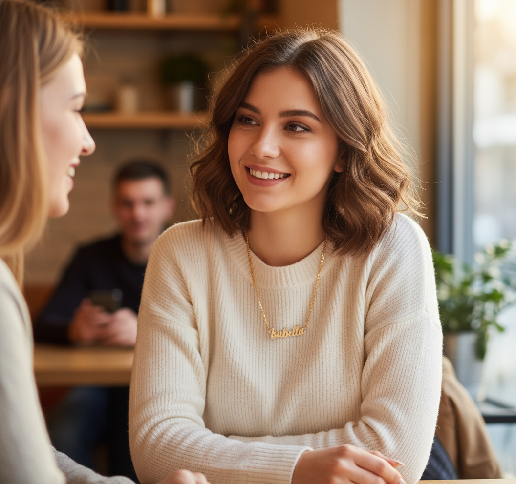 Customized Name Necklace in Any language.
