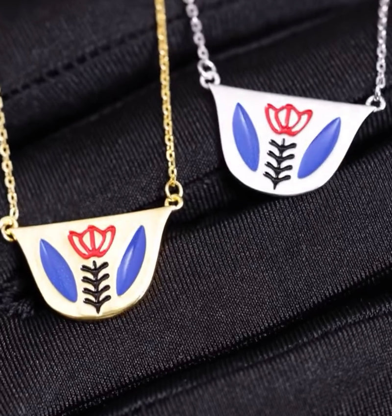 Arabic coffee cup necklace