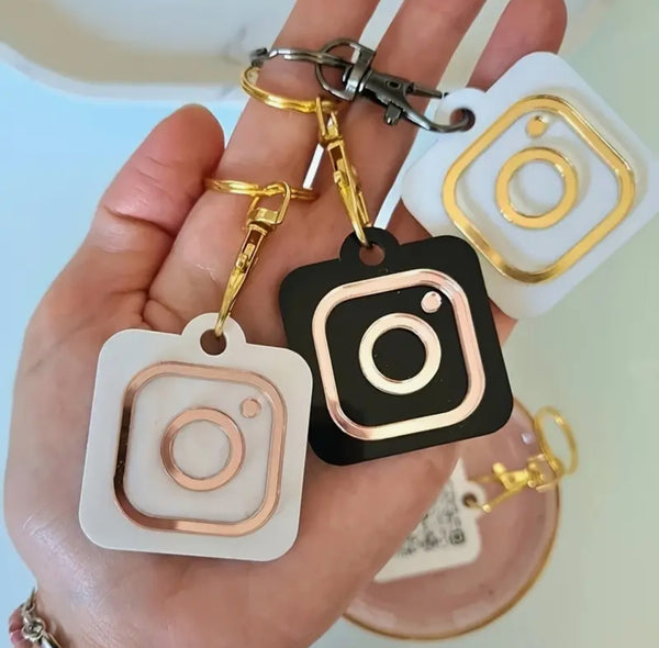 Instagram QR Code Keychains