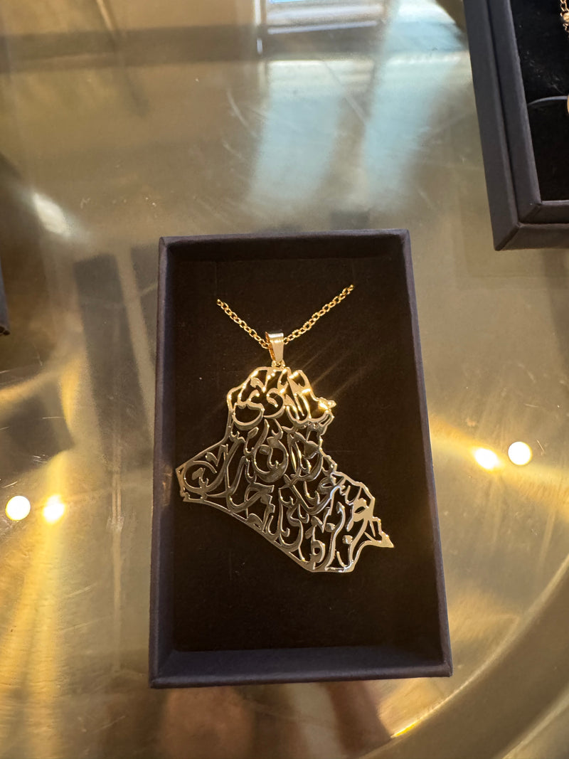 Custom country pendants