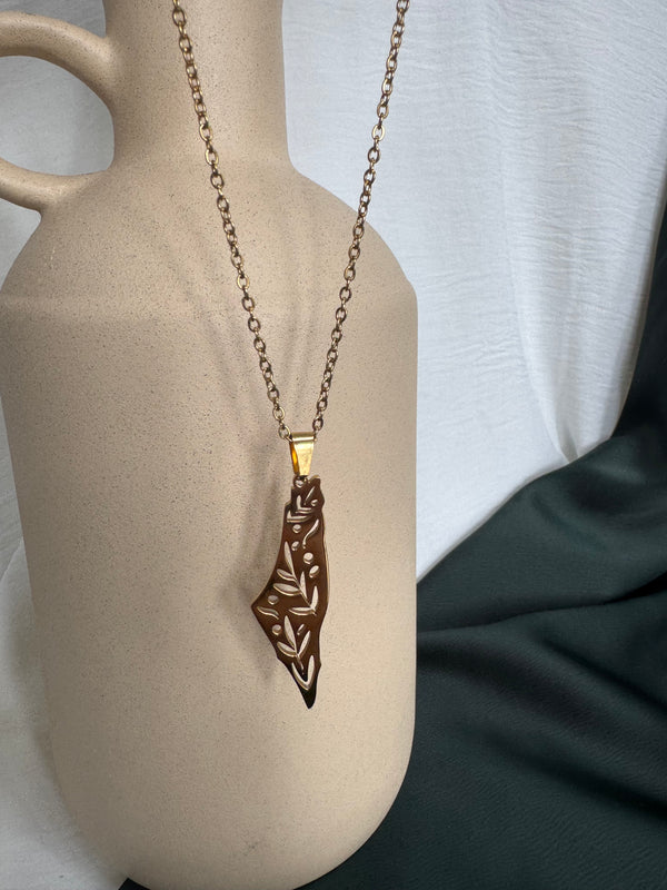 Olive leaf Palestine pendant