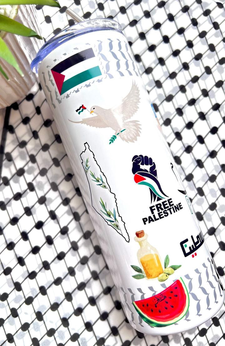 Palestine tumbler bottle