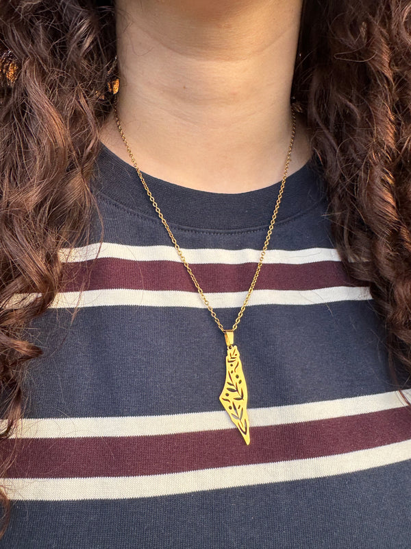 Olive leaf Palestine pendant