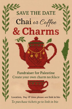 Charm workshop fundraising for Gaza