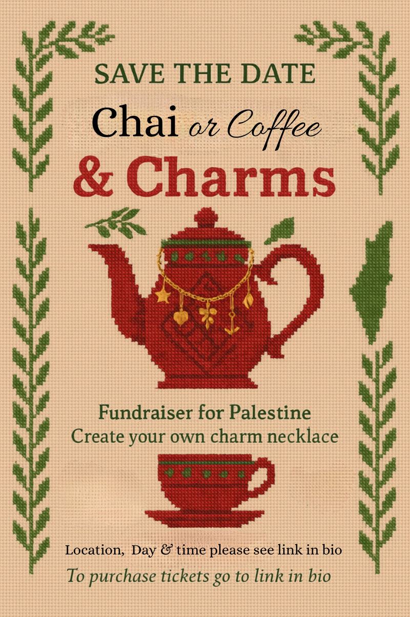 Charm workshop fundraising for Gaza