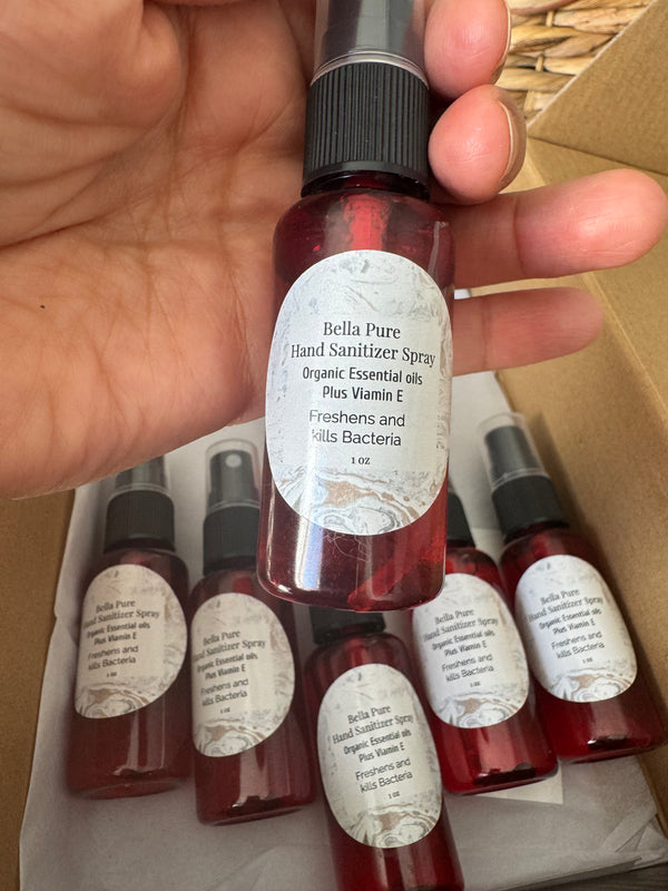 Natural Hand sanitizer + bug repellent