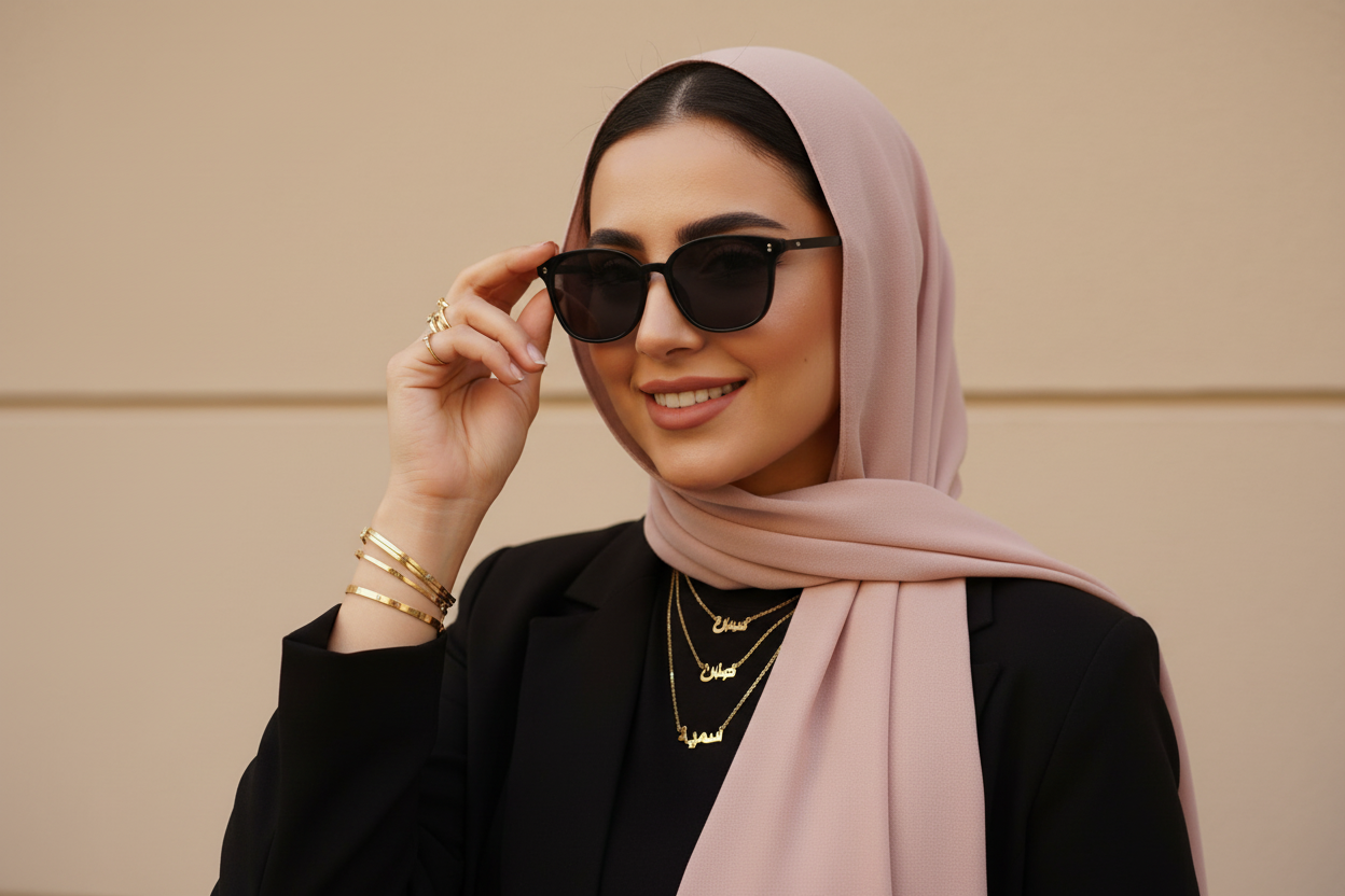 Customized Arabic name necklace