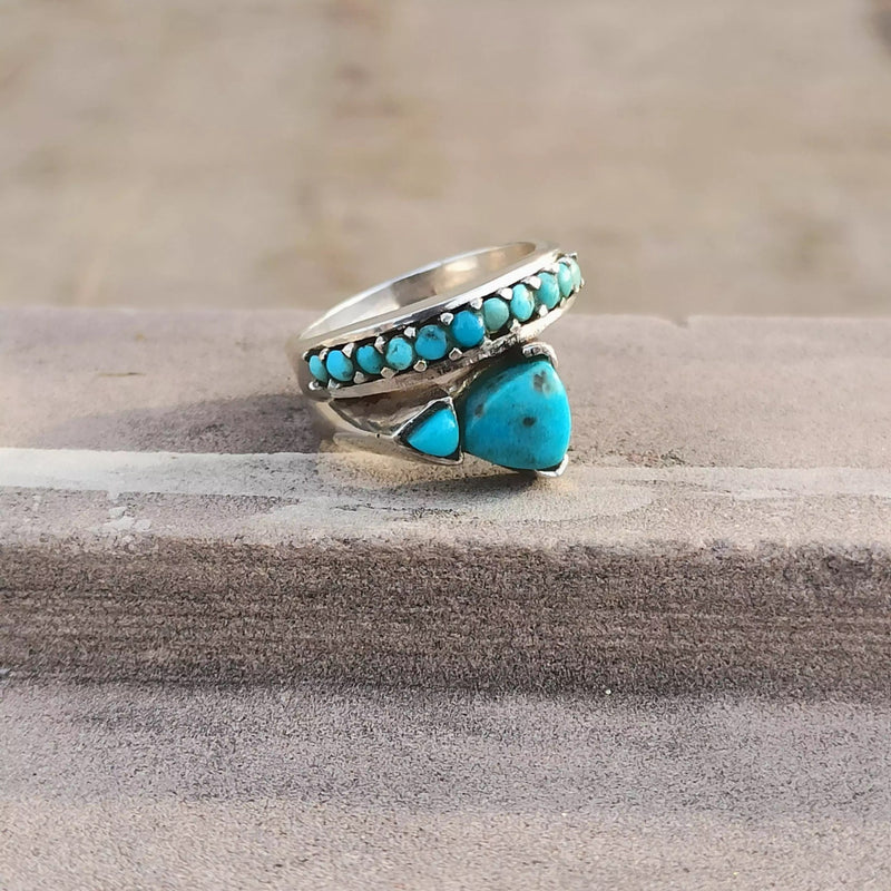 Torquize & sterling ring