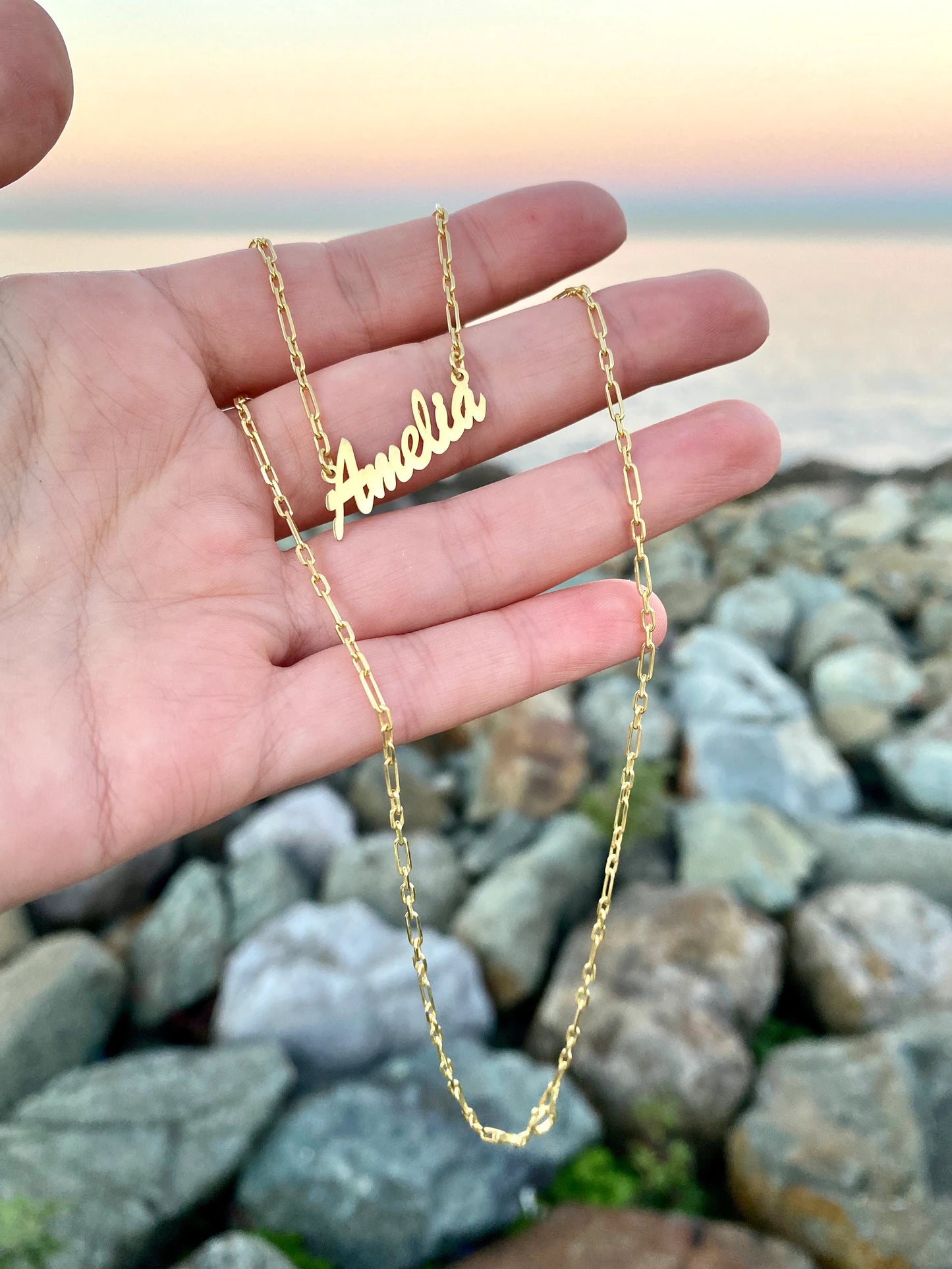 Customized Name Necklace in Any language.