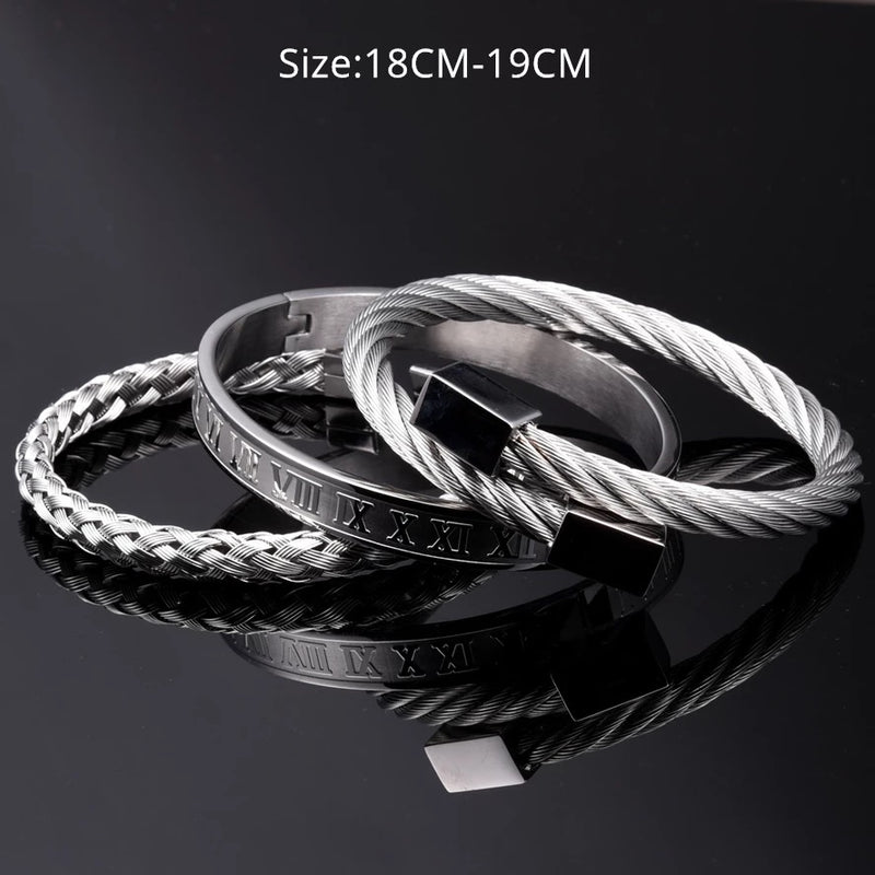Men’s Luxury 3 piece bracelet