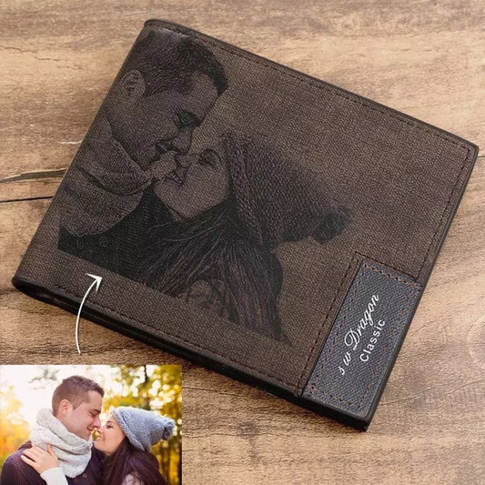 Custom engraved wallet