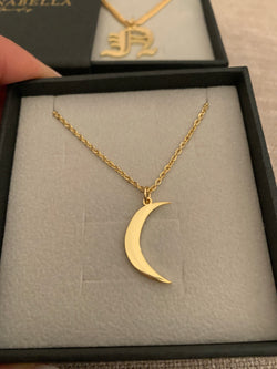 Crescent moon necklace