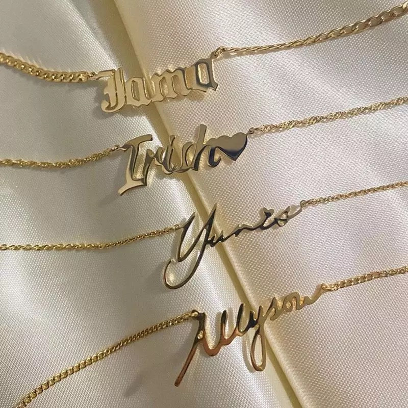 Customized Arabic name necklace