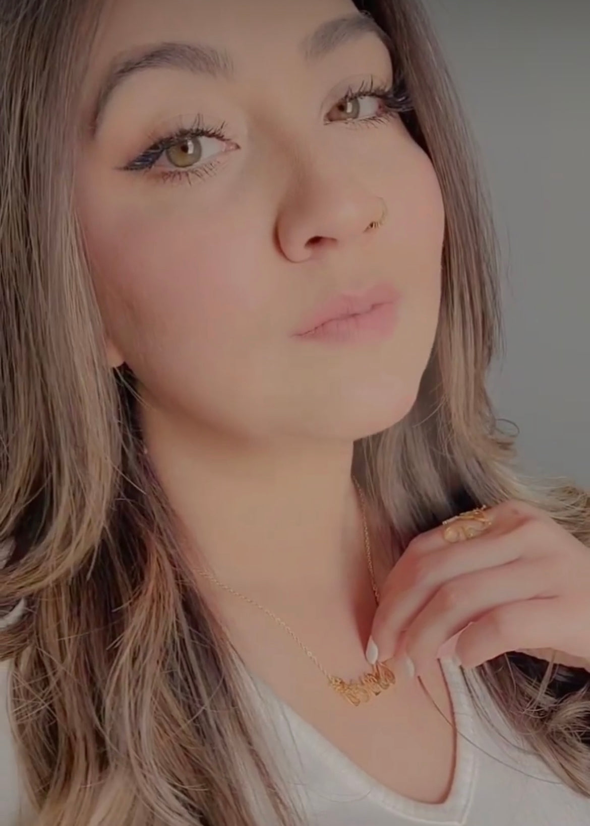 Arabic calligraphy necklace  custom made