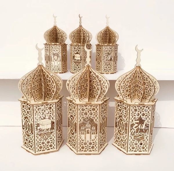 Ramadan & Eid Wooden lanterns